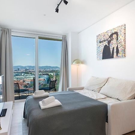 Design Apartment With Amazing View Over Viena Exterior foto